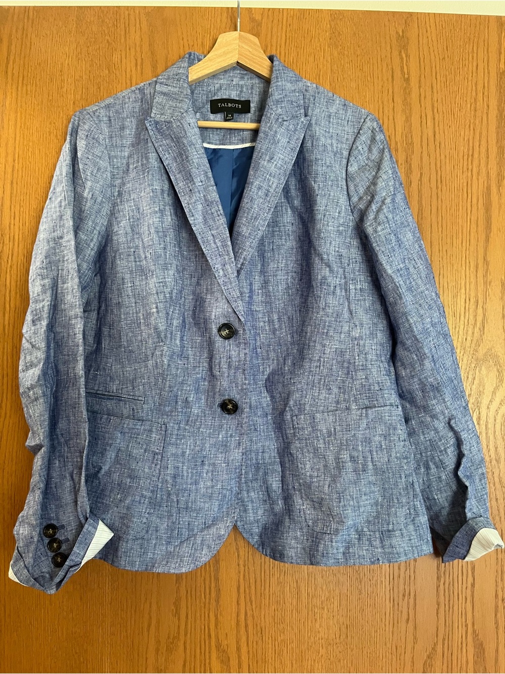 Talbots Linen Blazer